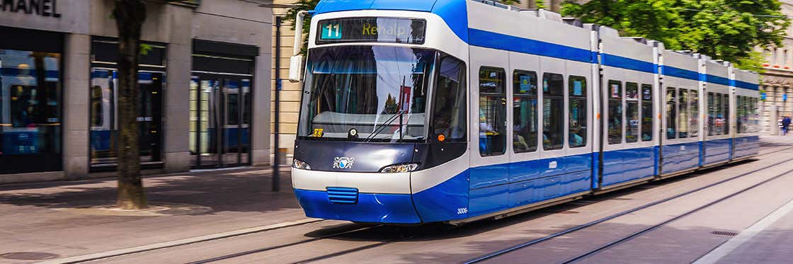 Tram à Zurich